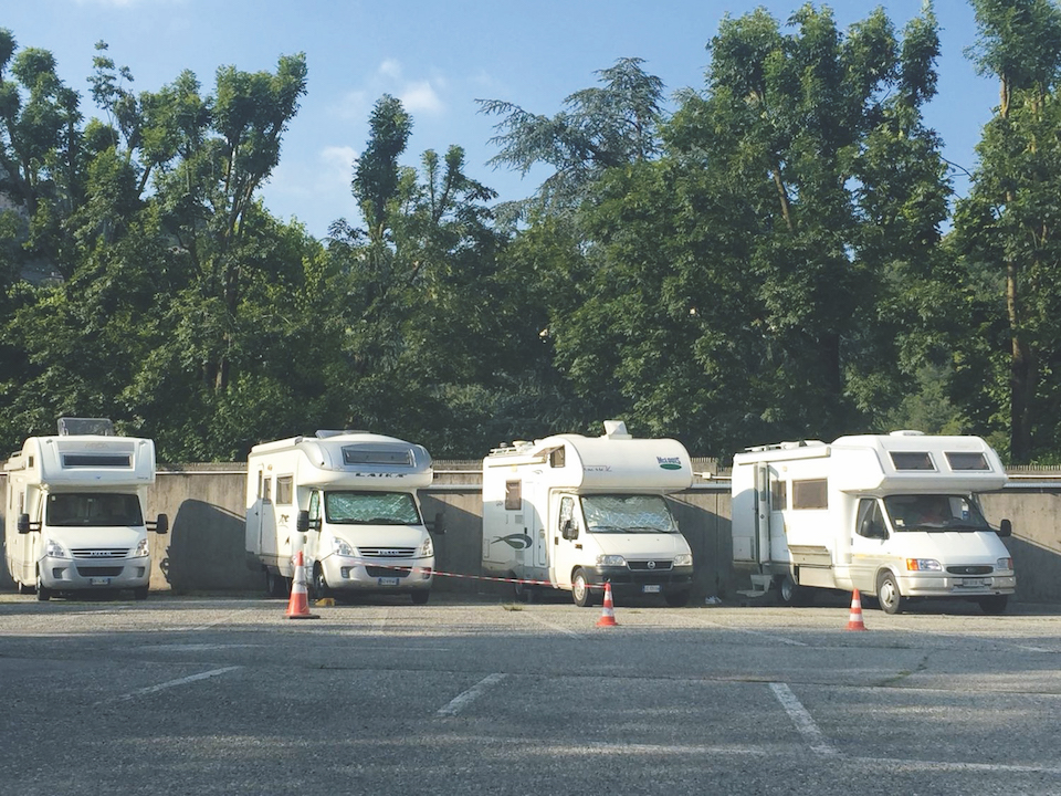 parking camper bergamo 