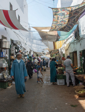 Viaggio in Marocco, la città bianca, la città blu