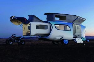 caravan modulabile Whale Trailer Cabin