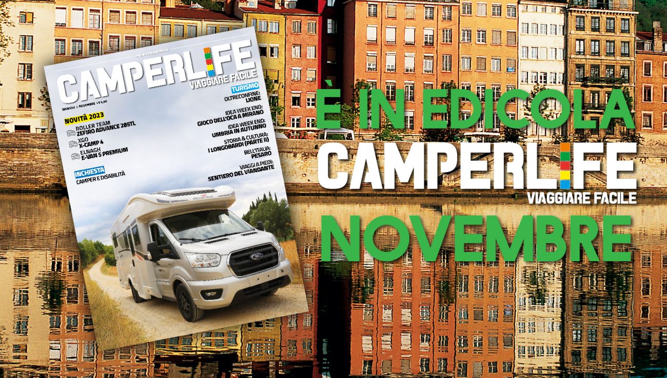 Camperlife di Novembre in edicola!