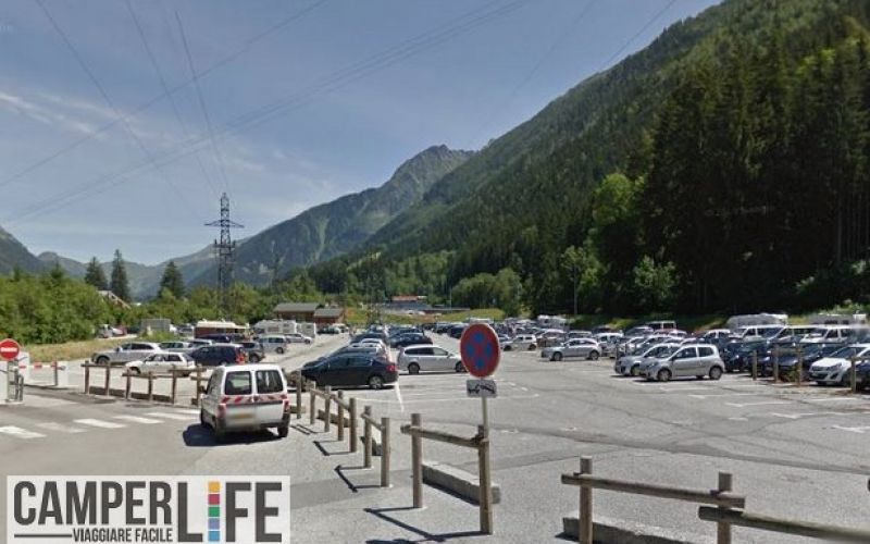 Parking Grepon ChamonixMontBlanc Alta Savoia Camperlife