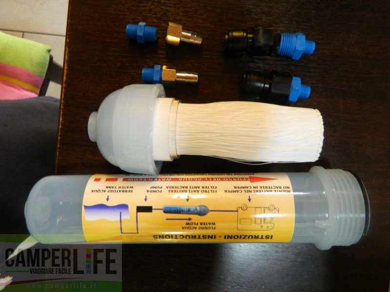 Kit di filtrazione UV acqua per camper